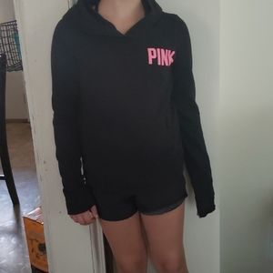 Black and pink adult sweat shirt